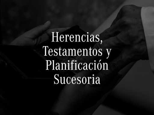 Rango muy amplio: desde la planificación testamentaria hasta la gestión de una herencia compleja con inmuebles, deudas o herederos en desacuerdo. El cliente en planificación llega con calma y busca un despacho de confianza para una decisión importante.