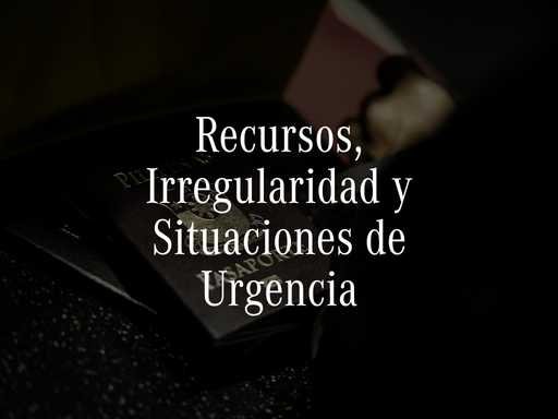 El bloque de mayor urgencia y mayor carga emocional. Recursos contra denegaciones, situaciones de irregularidad sobrevenida, expedientes de expulsión, asilo y protección internacional. El cliente llega en un momento crítico y necesita respuesta rápida y clara.